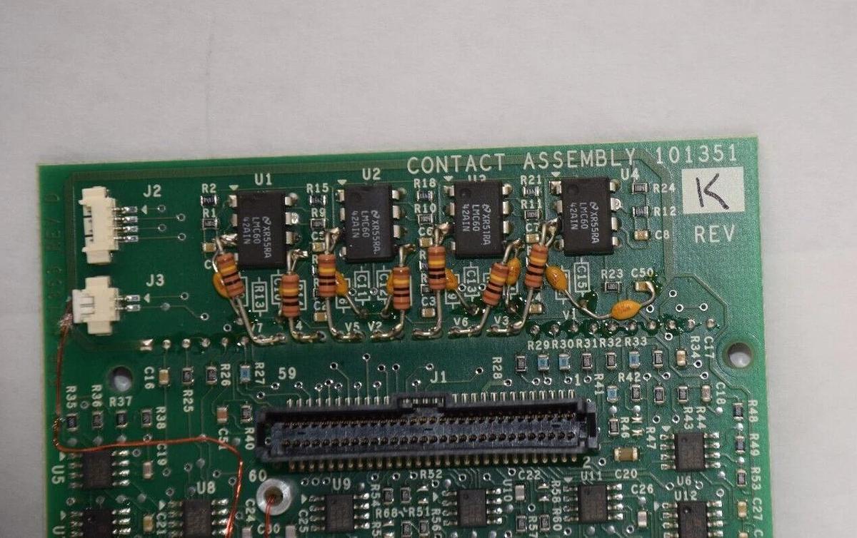 Used Contact Assembly PCB Circuit Board Card 101351