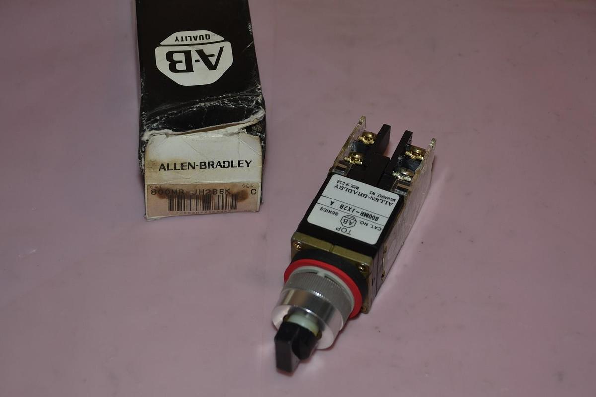 ALLEN BRADLEY 800MR-JH2BBK 800MRJH2BBK SER C SELECTOR SWITCH NEW
