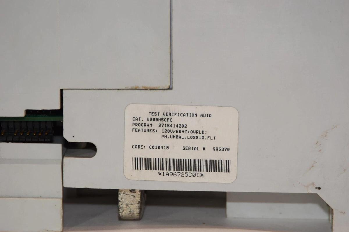 Refurbished Cutler-Hammer Westinghouse W200M5CFC Size 5 Motor Starter  1A96725C01