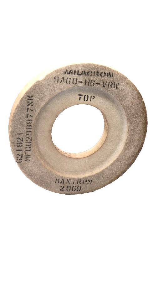 (NEW) MILACRON 9A60-H6-VRW 12" x 1.5" 2069rpm Surface Grinding Wheel