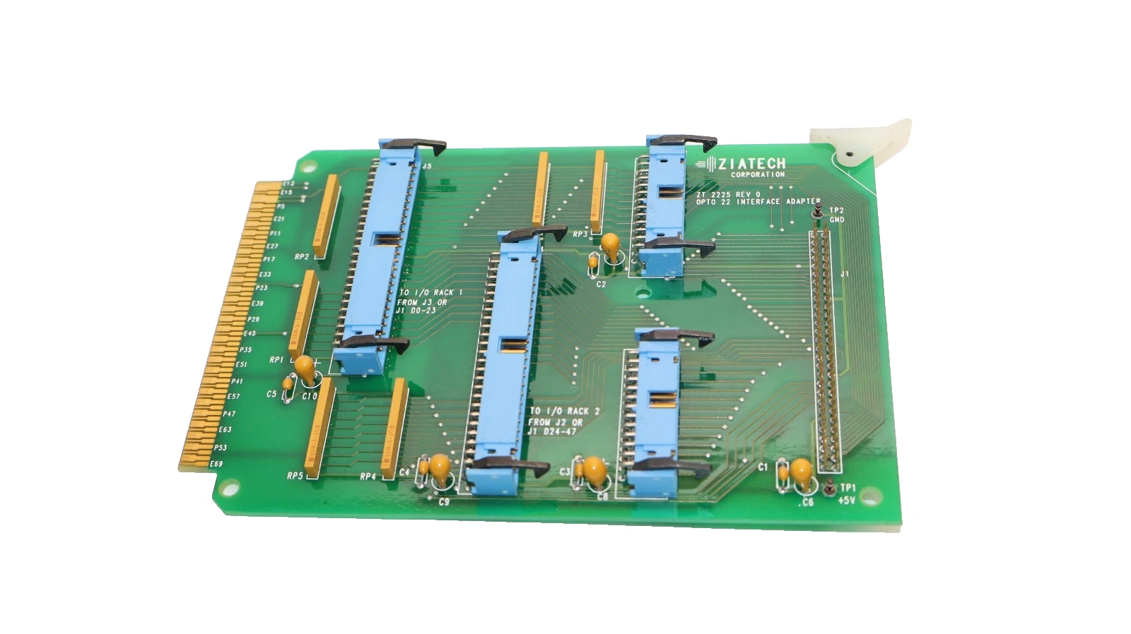 Used Ziatech Corp. ZT 2225 , ZT2225 Rev 0 Opto22 Interface Adapter Board Card
