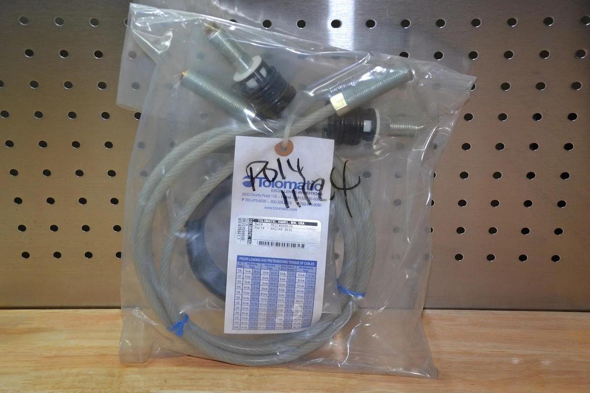 TOLOMATIC PNEUMATIC CYLINDER CABLE ASSEMBLY REPAIR KIT RKCC40 SK15 NEW