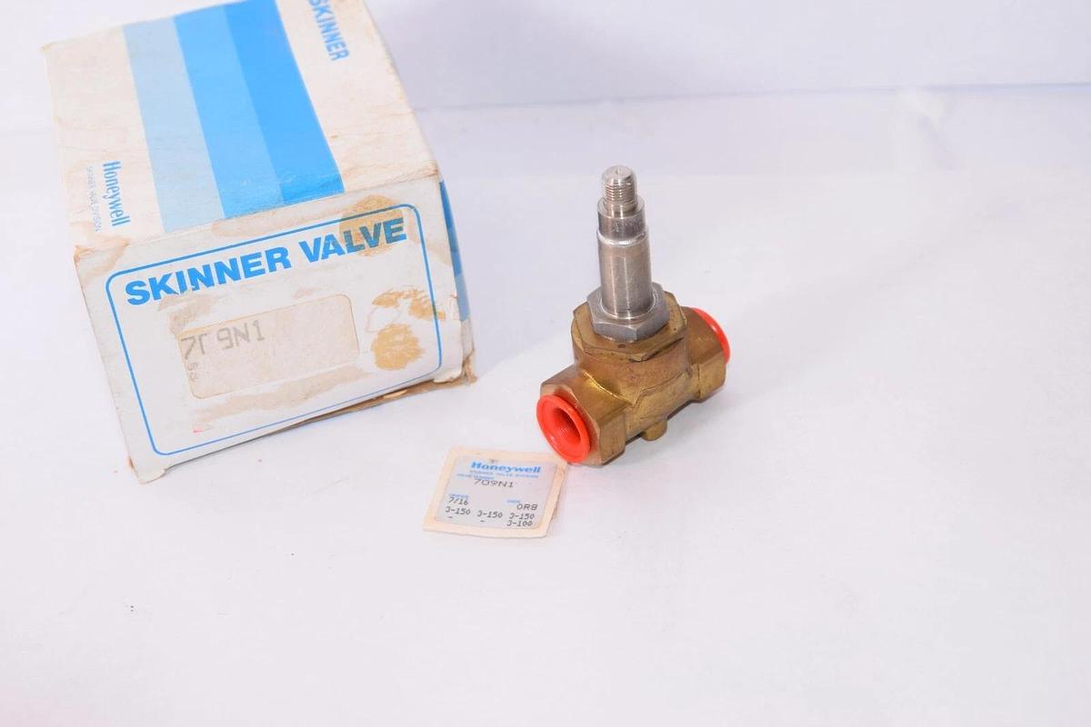 (NEW) HONEYWELL / SKINNER 709N1 7/16 Orifice Valve