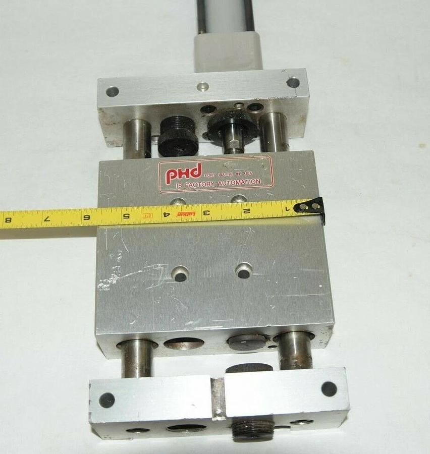 Used PHD SGD14X2-DB-BB-GY SGD14X2-DB-BB-GY-H4 Pneumatic Slide & Cylinder