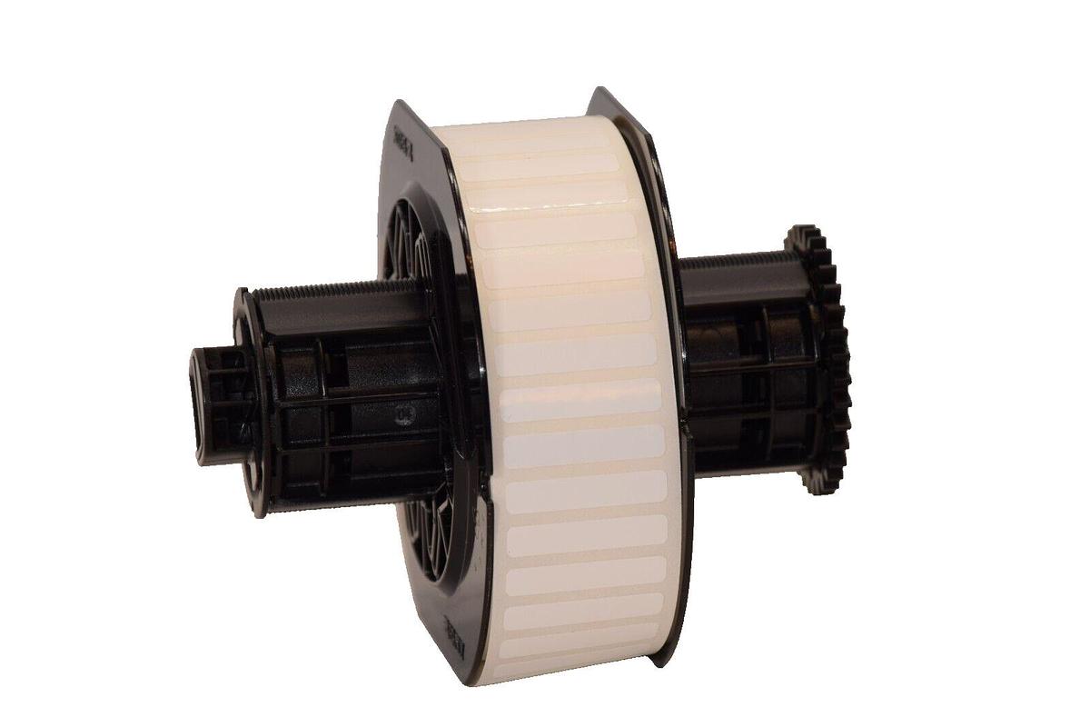 Used BRADY B33-43-423 0.25" x 1.25" White Workhorse Labels