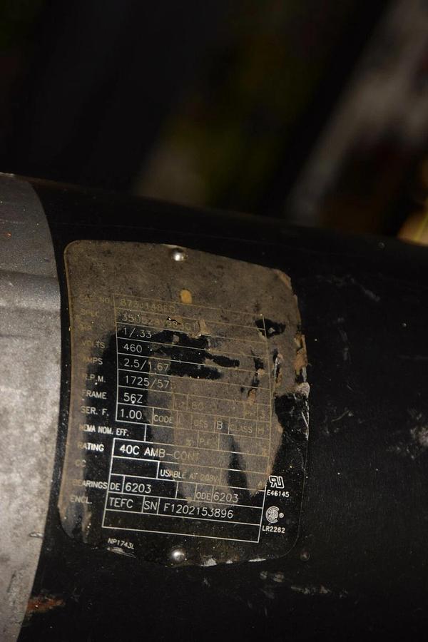 Used Coffing 1/2 Ton Electric Chain Hoist ED10324 15 FT Lift 460v 3ph 1/2T 1000lb