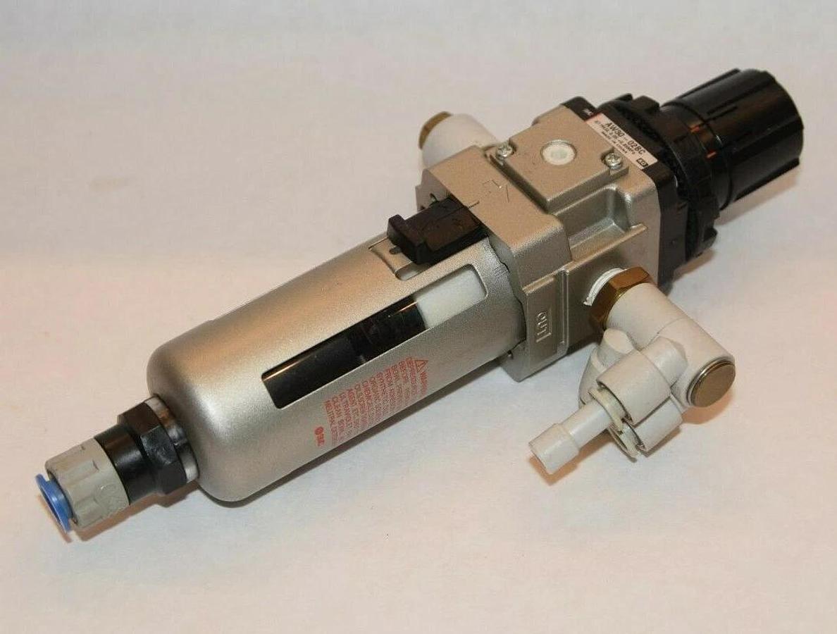 Used SMC AW30-02BC 0.05-0.85MPa Filter/Regulator
