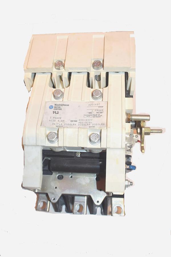 Used Westinghouse Contactor Size 5 A201KGC Sz5 Motor Starter Coil 120V (contacts 95%)
