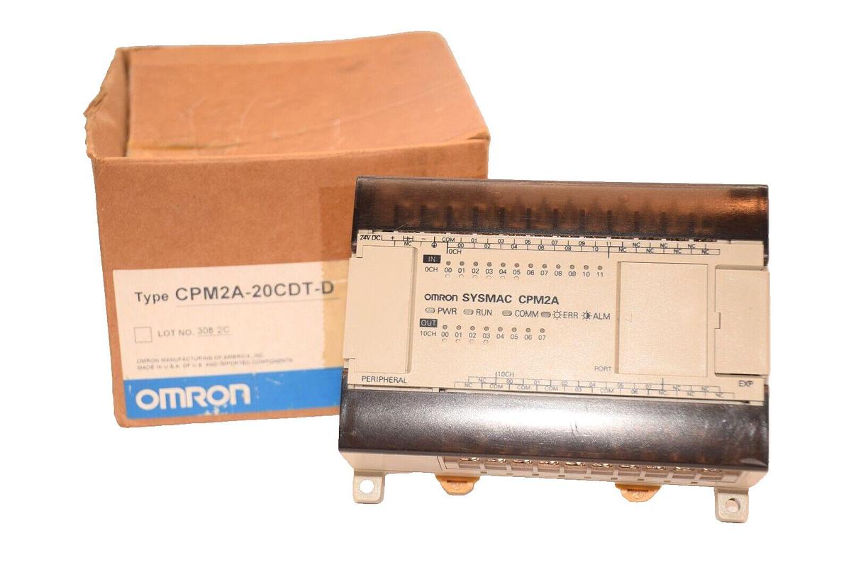 (NEW) OMRON CPM2A-20CDT-D 24V 20W Programmable Controller