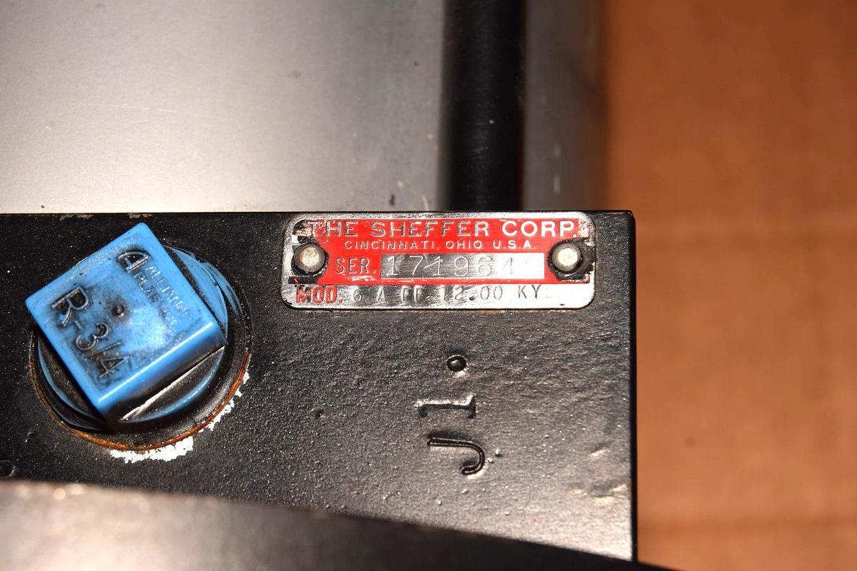 (NEW) THE SHEFFER CORP. 6AFF12.00KY , 6AFF 12.00 KY Pneumatic Cylinder