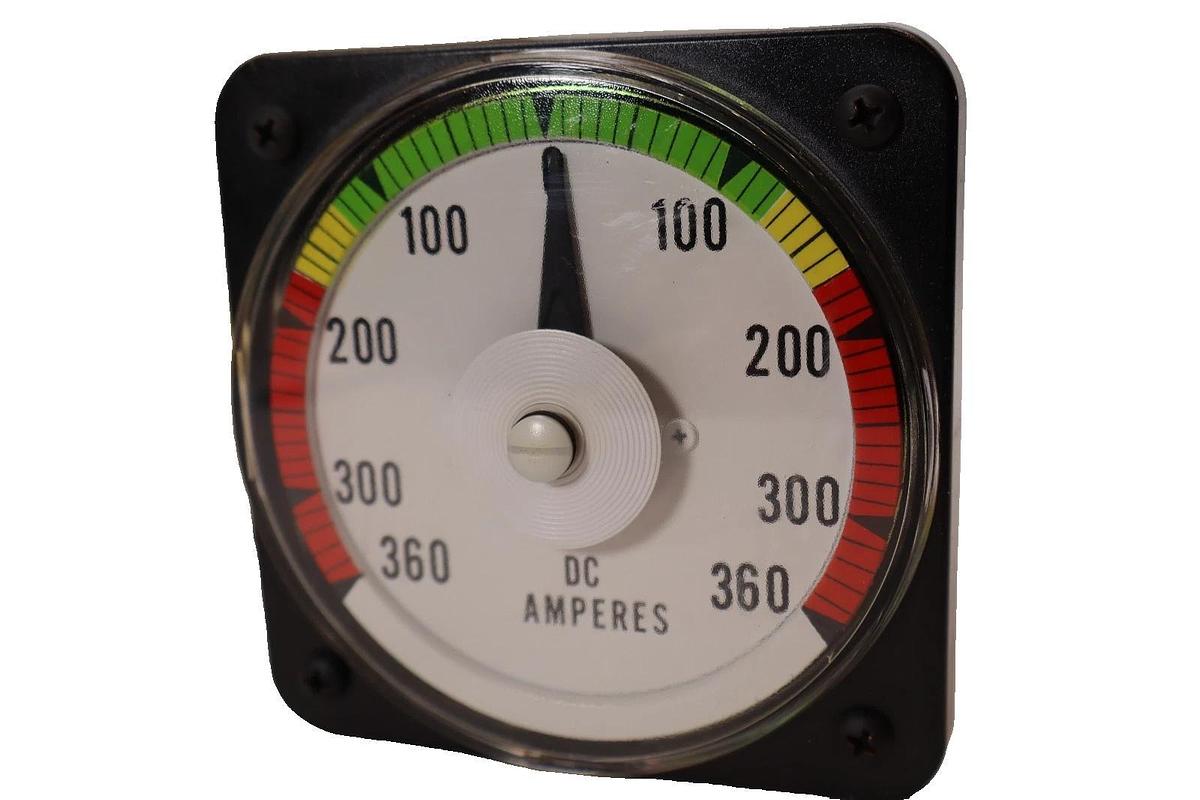 General Electric DC Ammeter 0-360 DCA DB40 , 103121ABZZ (New)
