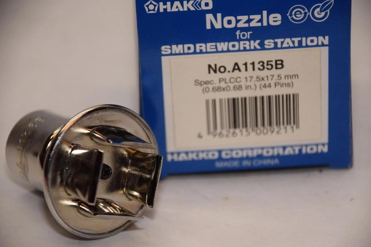 (NEW) HAKKO CORPORATION A1135B 17.5x17.5mm Hot Air Desoldering Nozzle