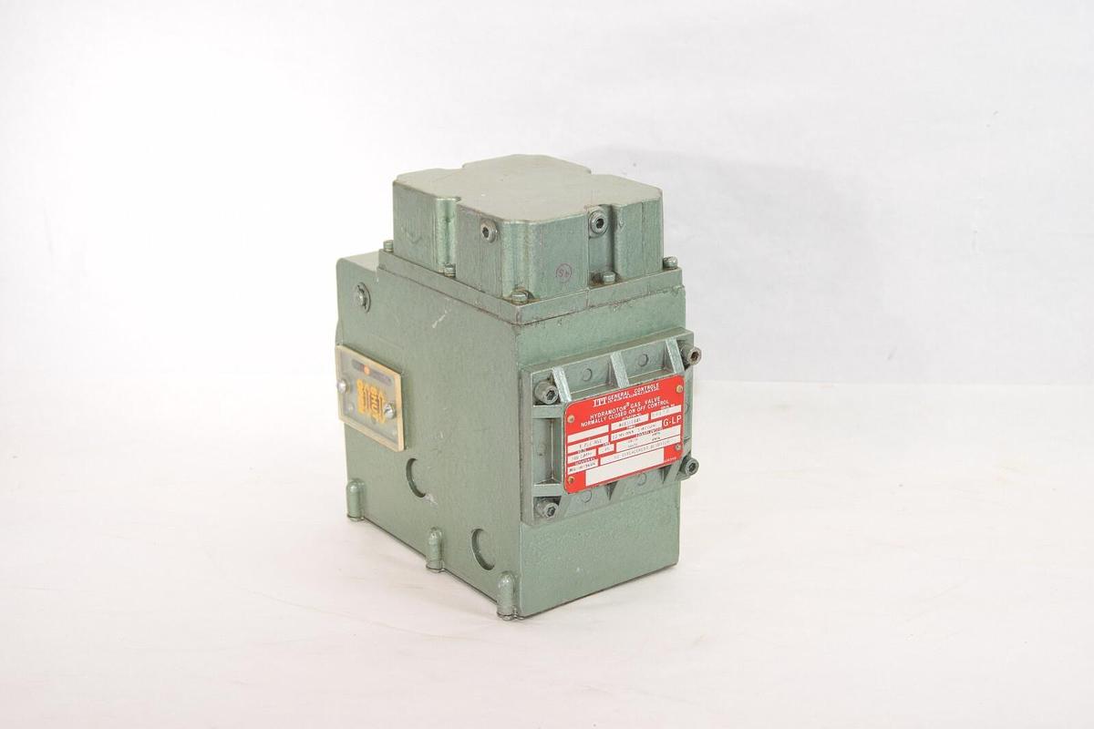 (NEW) ITT AH13A144A 66A 240V 50/60Hz 5psi Hydramotor Gas Valve