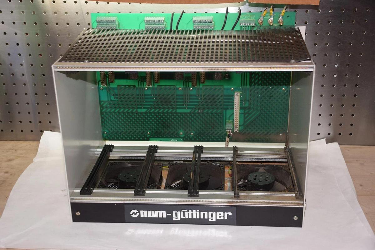 Used NUM Guttinger Telemecanique TEX 6923-04XD 3 Axis GEC Gemdrive Mk2 DC Servo rack