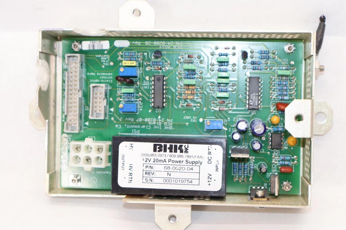 Used BHK INC. 68-0020-04 12V 20mA Power Supply Module