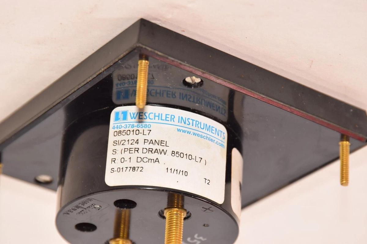 WESCHLER INSTRUMENTS 085010-L7 0-2Amp Precipitator Panel Meter *No Hardware NEW