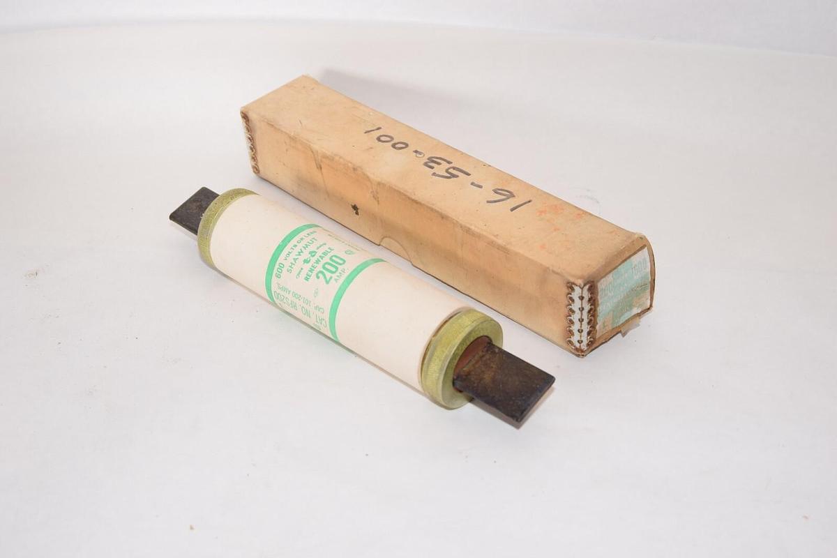 (NEW) GOULD SHAWMUT RFS200 200Amp 600V Renewable Fuse