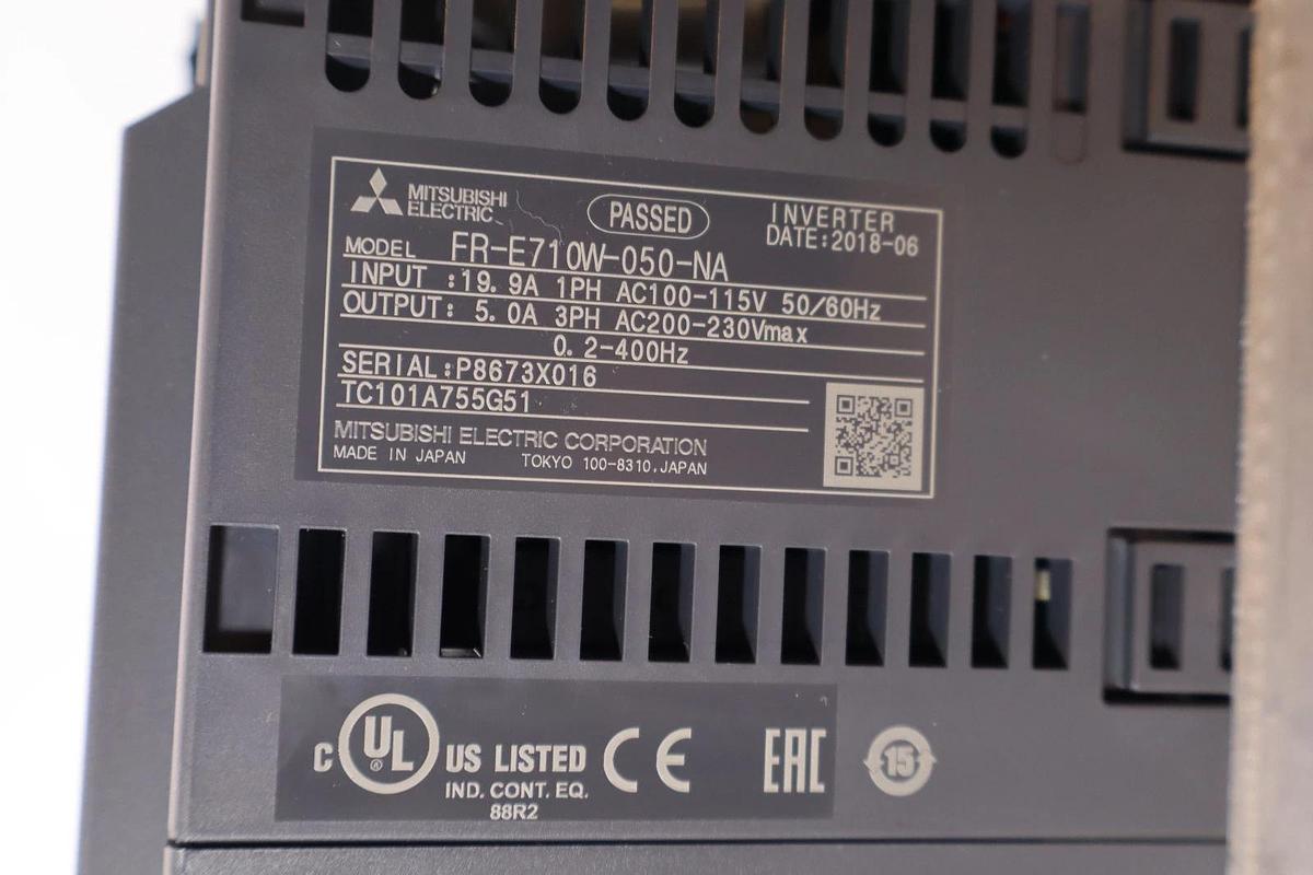 Mitsubishi Electric Inverter FR-E710W-050-NA , FRE710W050NA (New)