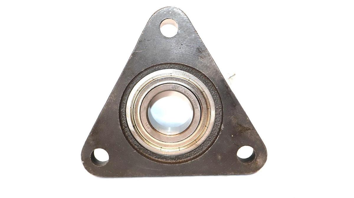 PTI Flange Bearing DFW20722A DFW35 DFW207-22A 1-3/8" 3-Bolt (NIB)