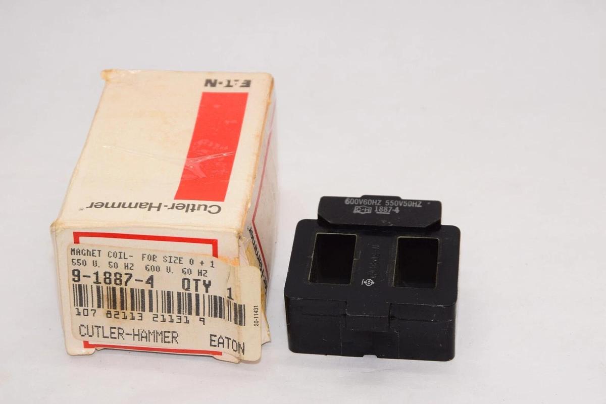 (NEW) CUTLER HAMMER 9-1887-4 918874 550/600V 50/60Hz Magnet Coil For Size 0 + 1