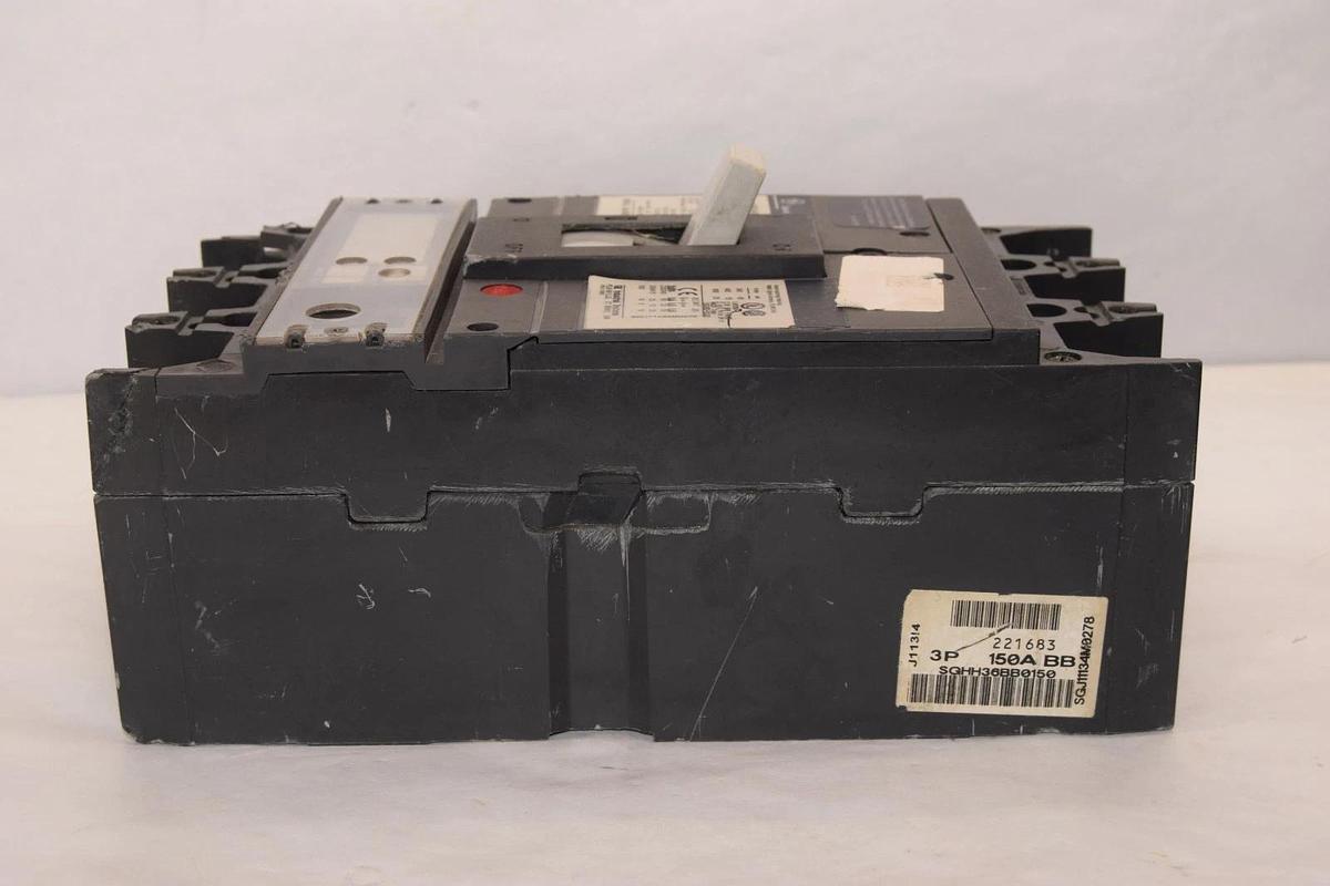 Used GE Spectra RMS Hi-Break Breaker 150A 150 Amp 600v 3p SGHH36BB0150 NO plug
