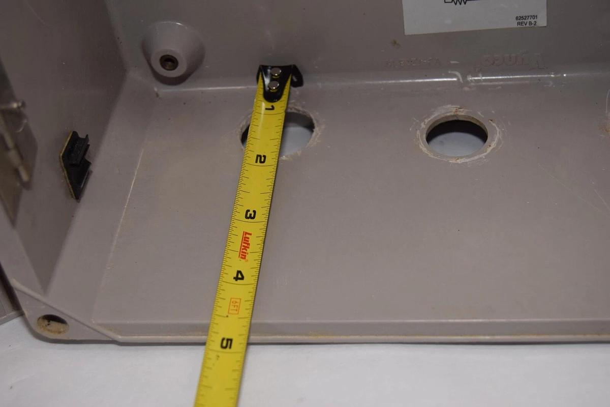 Used ANDERSON AW846333 , 915542 12" x 10" x 4-1/2" ID Plastic PVC Control Enclosure