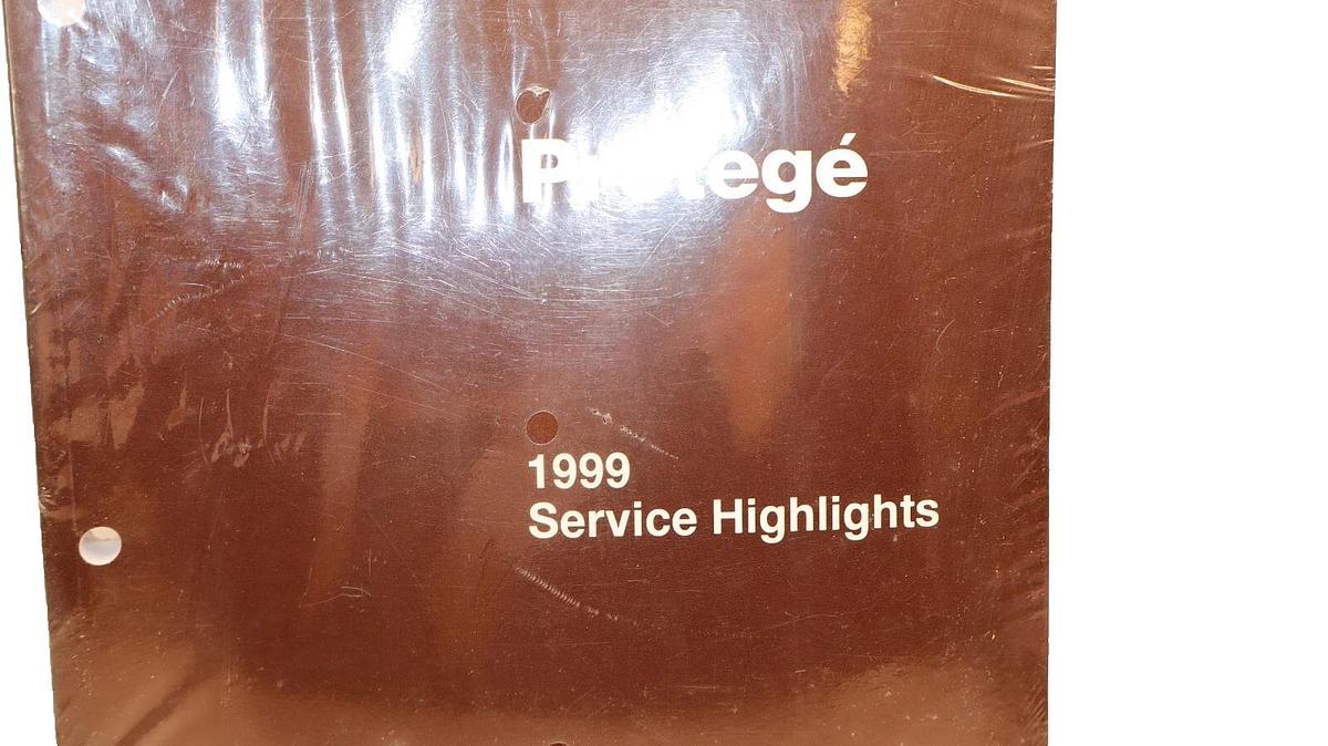 MAZDA Protege 1999 Service Highlights Manual *Sealed*