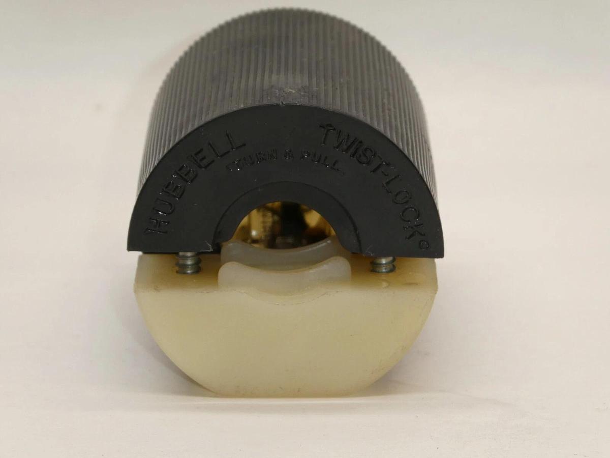 (NEW - Lot of 2) HUBBELL 231A 20A 125V Twist Lock Plug