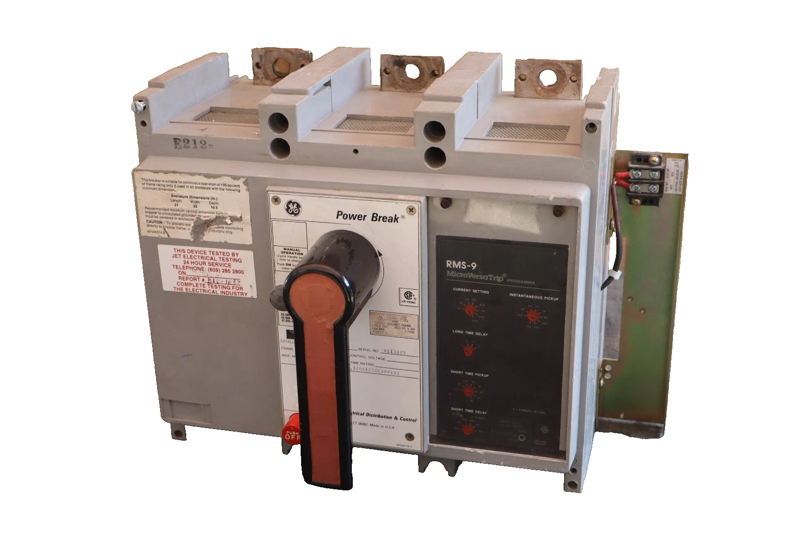 Refurbished GE General Electric Circuit Breaker Power Break 800A Amp TP88SS TS20LSI TR2SX