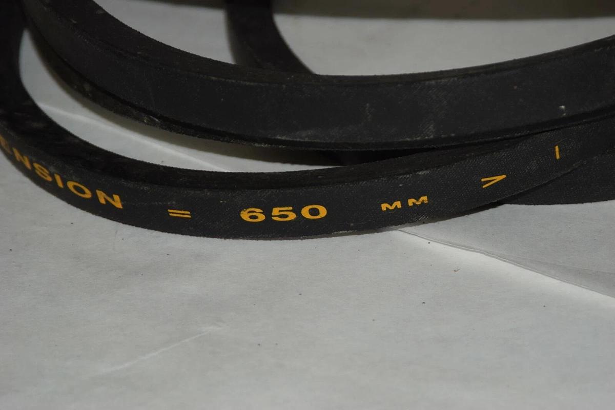 Dynam Veco 200 SPC5000 5000SPC V Belt De Montage Init Tension = 650 MM Vbelt NEW