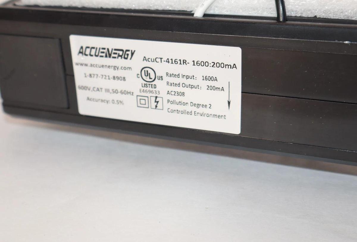 AccuEnergy AcuSplit CT Split Core Current Transformer AcuCT-4161R-1600:200mA NEW