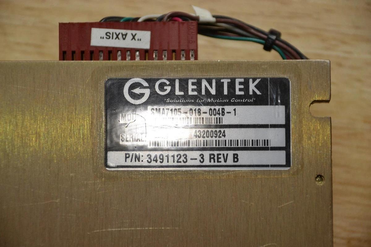 Used Glentek SMA7105-1 Brushtype Amplifier SMA7105-018-004B-1 SMA7105 3491123-3