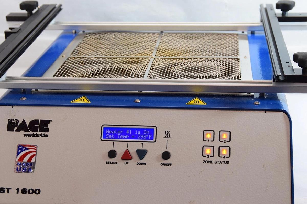 Used PACE ST1600 7008-0302 Programmable Pre-Heater With Built In PCB Holder