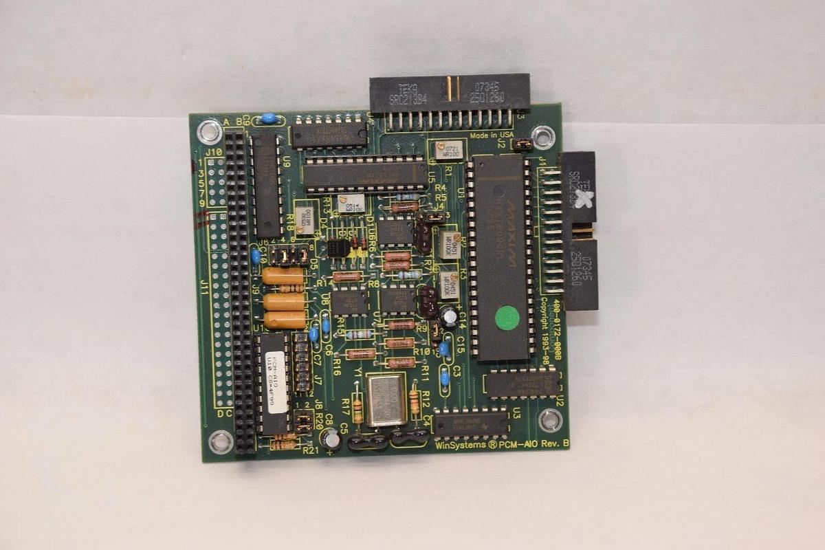 Used WINSYSTEMS PCM-AIO Rev B , 400-0172-000B Circuit Board
