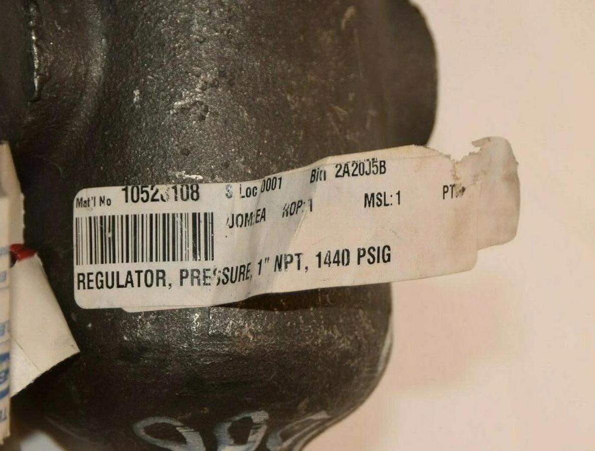 (NEW) CASCHO DA7 SST/SST//S 1" NPT 1440psig Pressure Regulator