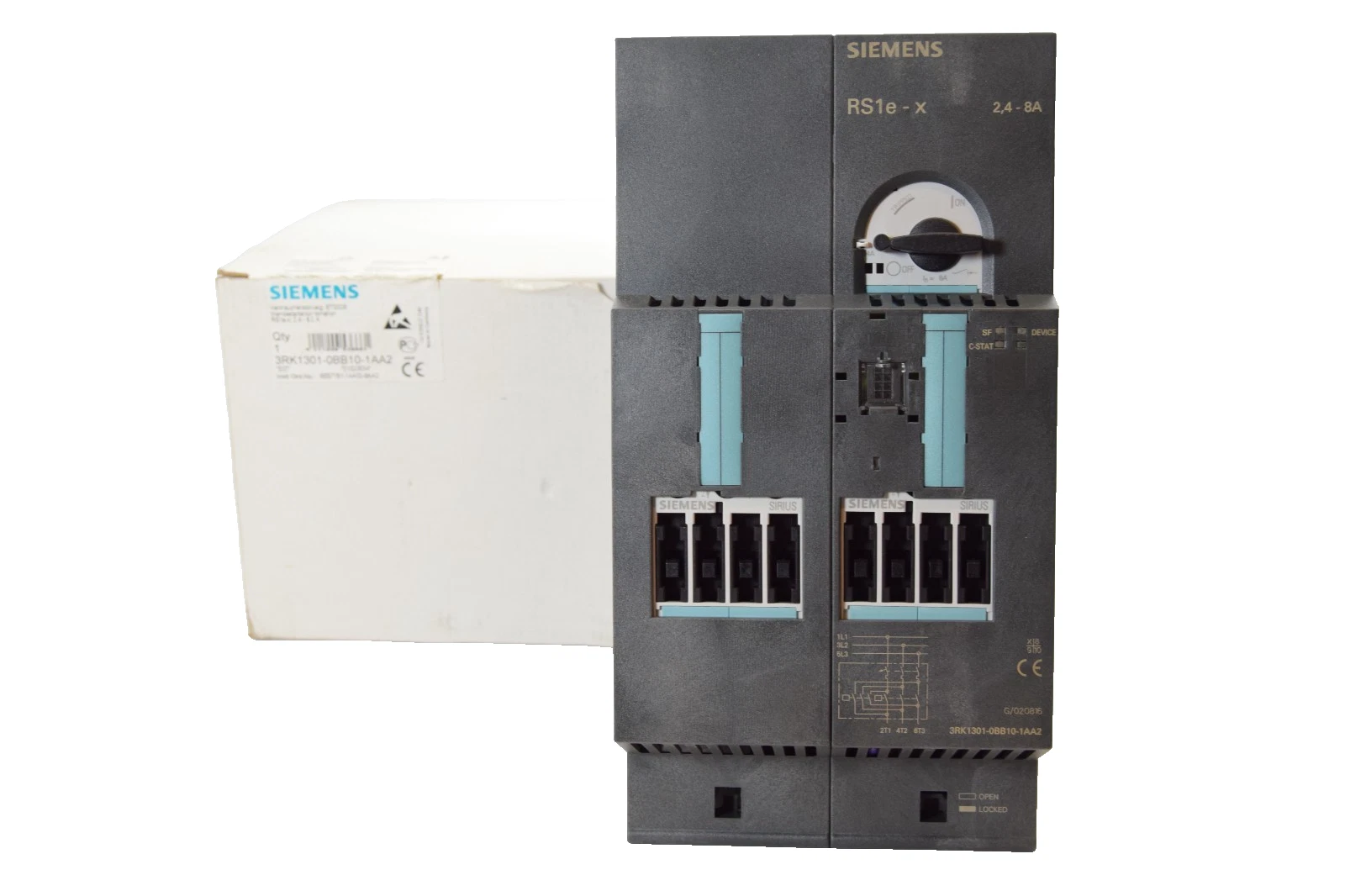 Siemens 3RK1301-0BB10-1AA2 2,4-8A Motor Starter (New)