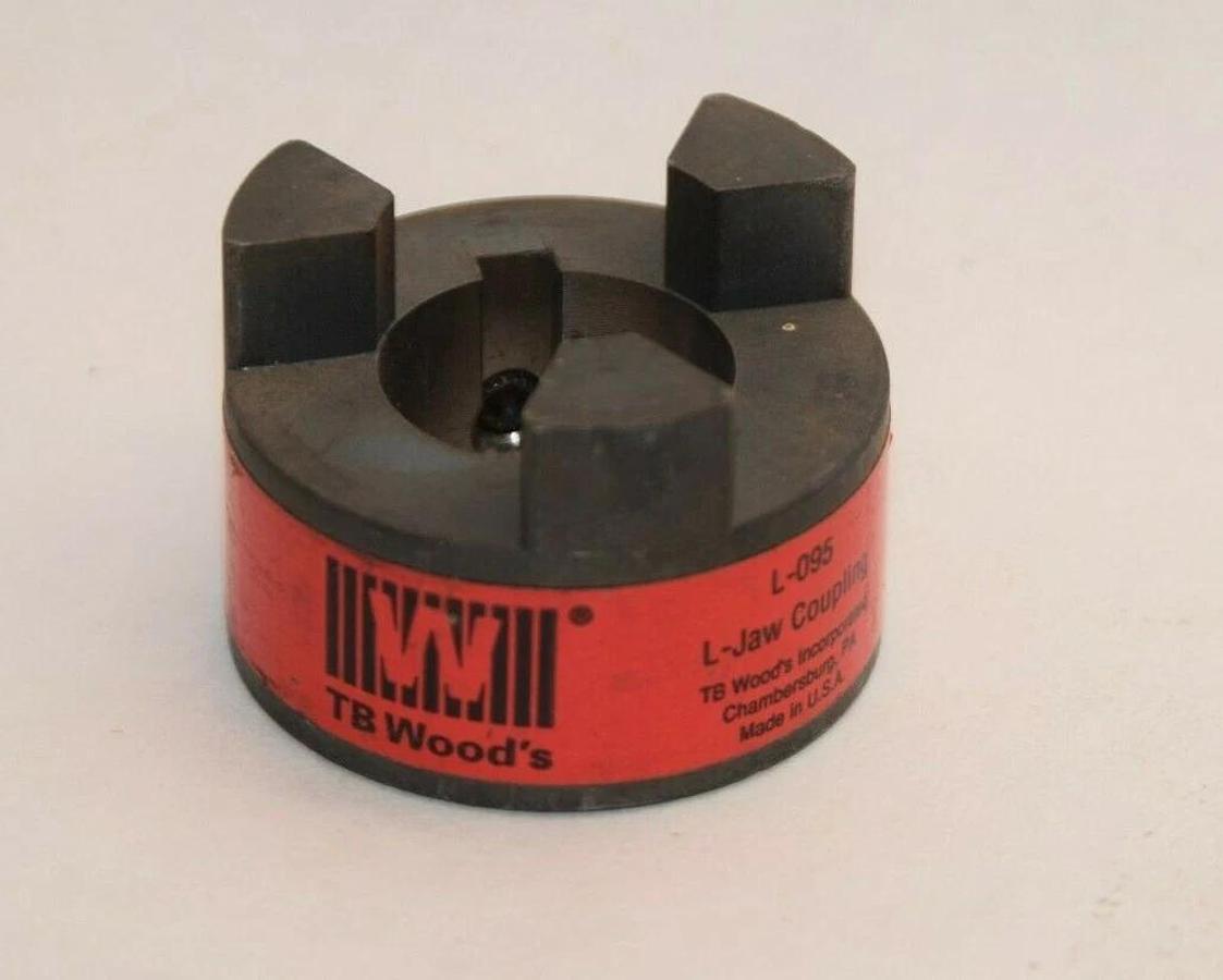 (NEW) TB WOODS USA L-095 L095118 1-1/8" Bore L-Jaw Coupling