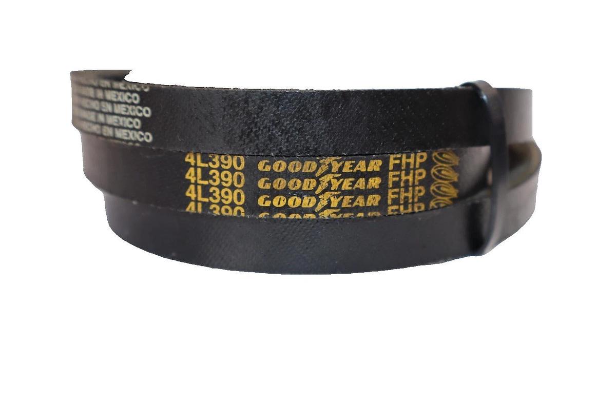 Goodyear Cogged Belt V-Belt 4L390 FHP  (New - Lot of 2)