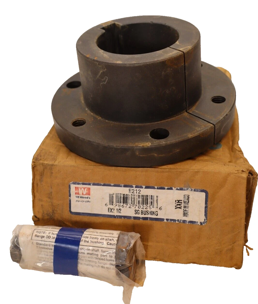 TB Woods E212 EX2-1/2 EX2 1/2 SG BUSHING (NEW)