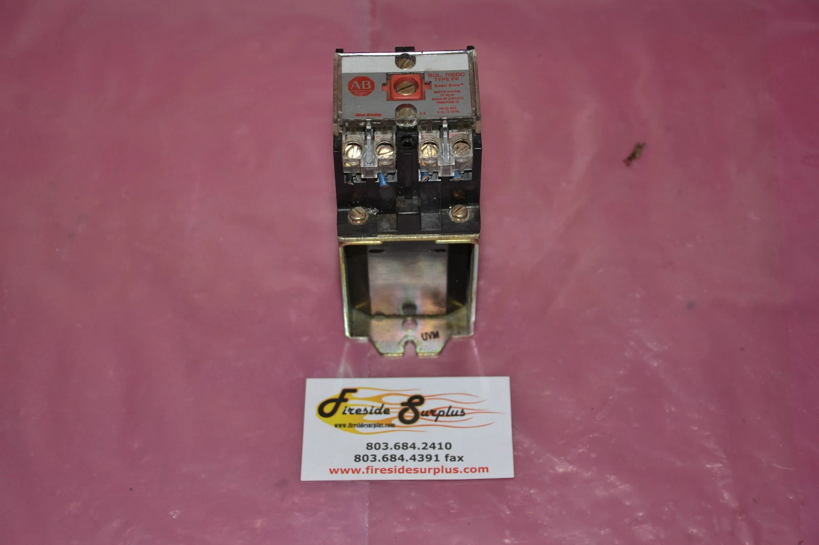 Used ALLEN BRADLEY DC RELAY BUL. 700DC TYPE PK 700DC-PK400Z24 700DC PK400Z24