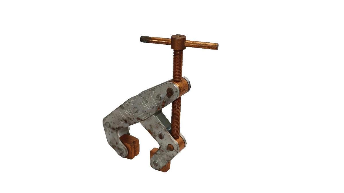 Used Clamp Mfg. Kant Twist Clamp No. 410, 3"  T-handle Multipurpose Welding Clamp