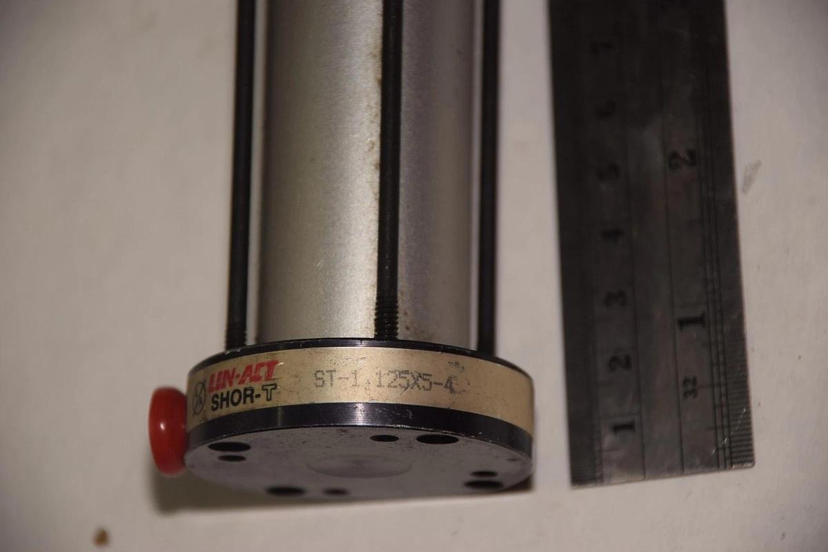 LIN-ACT ST-1.125X25-4 ST89-2917 SHOR-T PNEUMATIC CYLINDER NEW