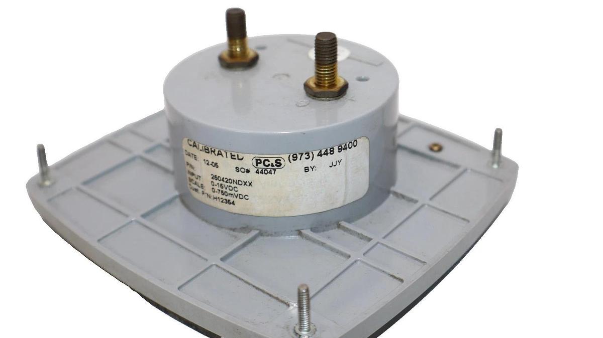 Used Yokogawa Panel Meter 0-750dc Milliamperes 250420NDXX , 250-420-NDXX , Vintage