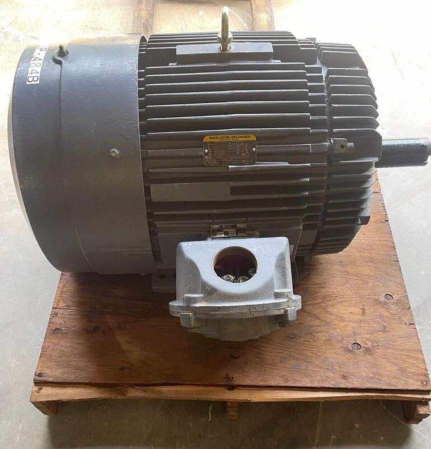 Baldor Reliance Industrial Motor EM7090T-I EM7090TI 100hp 3ph 230/460v Refurb