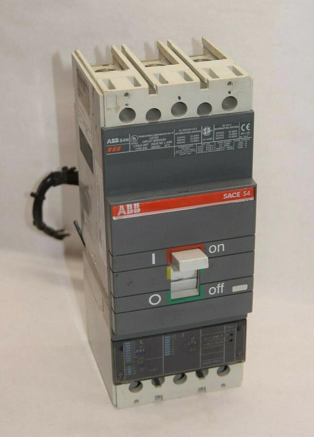 Used ABB 122160027-001 S4N250BESA1S8 3P 250A 250 Amp A Circuit Breaker