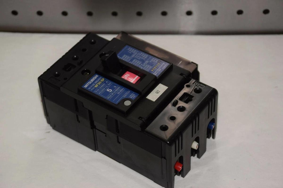 Used MITSUBISHI NF30-SP NF30SP 5AMP 3P 600V 50-60Hz CIRCUIT BREAKER