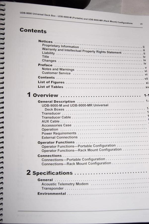 Used Teledyne Benthos Universal Deck Box UDB-9000-M UDB9000 Transponder AT-440-LF-0