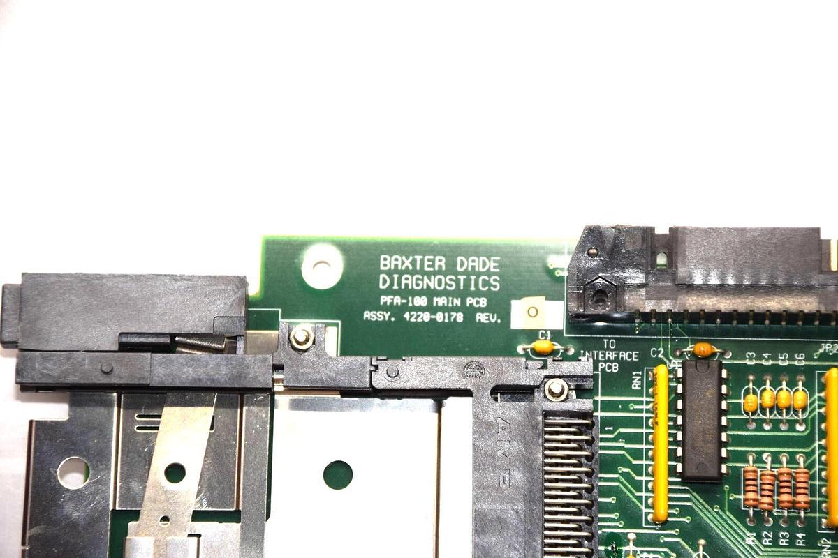 Used BAXTER DADE DIAGNOSTICS 4220-0178 , PFSA-100 Main PCB Board Card