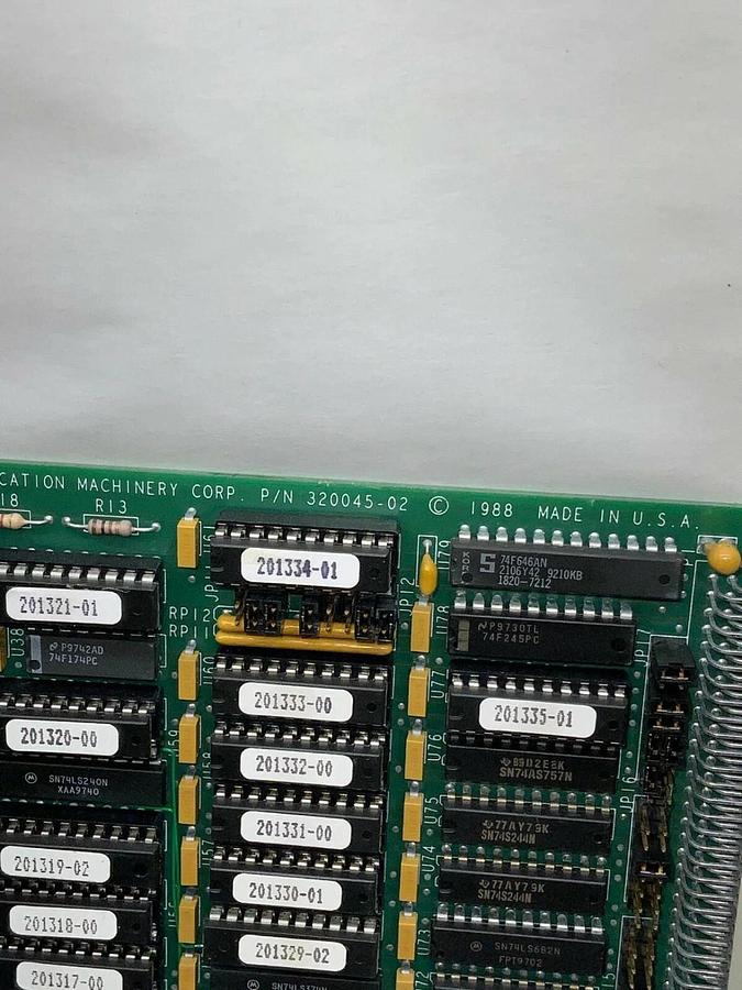 Used COMMUNICATION Machinery Board  320045-02 EPROM boot for VME CHASSIS Motorola