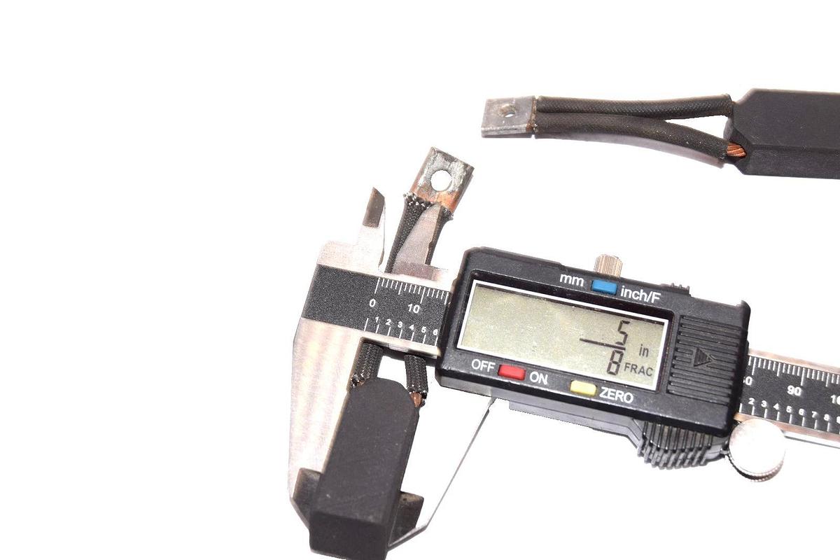 Raymond 1-3/8" x 5/8" x 1/2" Carbon Motor Brush  (Lot of 5 - New)